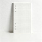 CouldNook Faux Leather Heart Lock Loose-Leaf Notebook