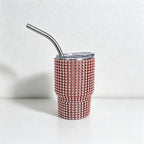 CouldNook 3oz Rhinestone Shot Glasses-Stainless Steel Vacuum Insulated Tumbler with Straw