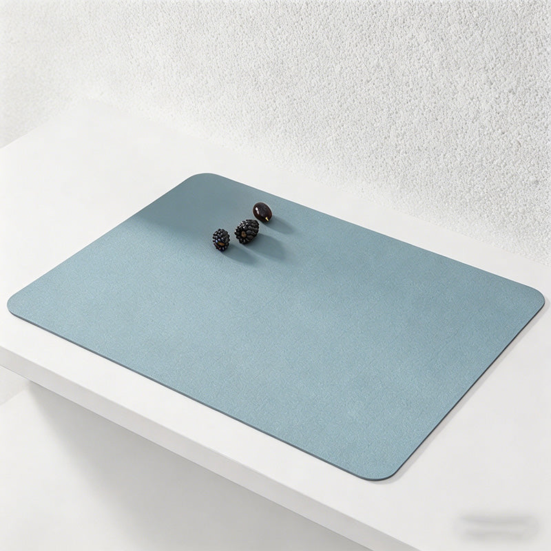 CouldNook Premium Faux Leather Placemat - Modern Waterproof & Wipeable PVC Table Mat