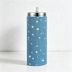 CouldNook 20oz Rhinestone Tumbler-Stainless Steel Vacuum Insulated Straight Body Tumbler with Straw