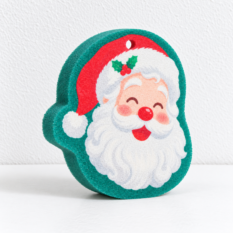 Compressed Christmas Dishwashing Sponges That Expand When Wet