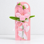 Flower Presentation Card - Open Petals and Tulip Choices