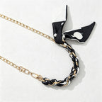 CloudNook Scarf Chain Phone Wrist Strap‑Braided Anti‑Lost Lanyard