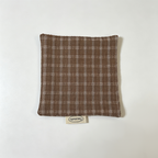 CouldNook Checked Drink Coaster - Warm Table Accent