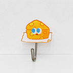 CouldNook Character Adhesive Wall Hook - Bread Shapes and Metal Hook