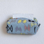CouldNook Decorative Embroidered Tissue Cover - Stitched Motifs And Top Opening