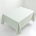 CouldNook Checked Tablecloth - Easy Wipe Dining Table Cover