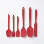 CouldNook Silicone Baking Tool Set - Six Coordinated Mixing Utensils