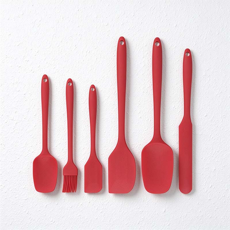 CouldNook Silicone Baking Tool Set - Six Coordinated Mixing Utensils