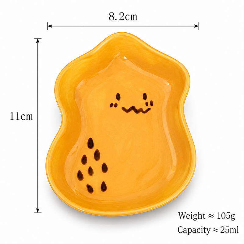 CouldNook Snack Shape Dipping Dish - Smiling Designs