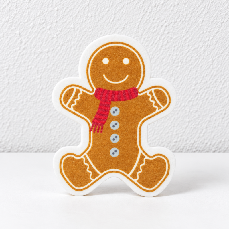 Christmas Dishwashing Sponges with Printed Character Designs