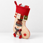 CouldNook Character Christmas Stocking - Raised Festive Face
