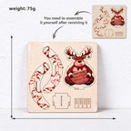 CouldNook Wooden Christmas Rocking Decoration - Assembly Kit