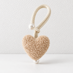 CouldNook Heart Curtain Tieback - Plush Pendant and Beads