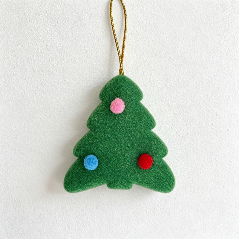 CouldNook Fabric Christmas Character Ornament - Layered Holiday Character Design