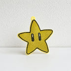 CouldNook Rhinestone Smiley Face Charm - Star Bag Pendant
