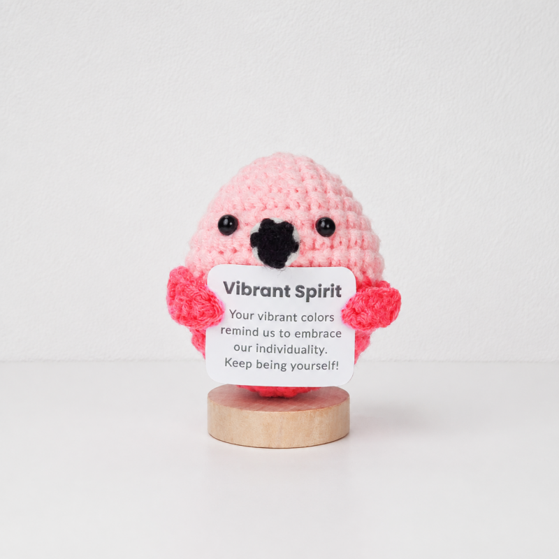 CouldNook Assorted Animal Message Figure - Wooden Display Base