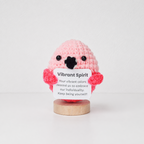 CouldNook Assorted Animal Message Figure - Wooden Display Base