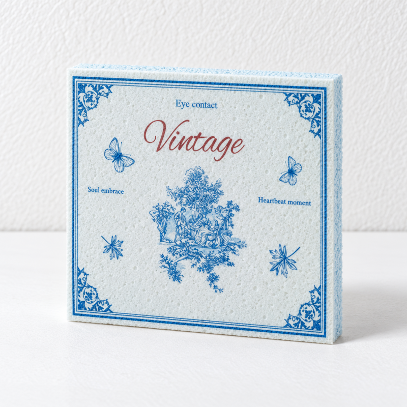 Printed Dishwashing Cloths with Illustrated Design Options