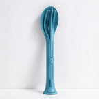 CouldNook Stackable Cutlery Set - Slotted Colorful Handles