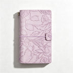 CouldNook 3-in-1 Embossed Floral A6 Notebook‑Vintage Refillable Journal