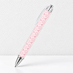 CouldNook Illustrated Ballpoint Pen - Clear Shell and Decorative Paper Insert