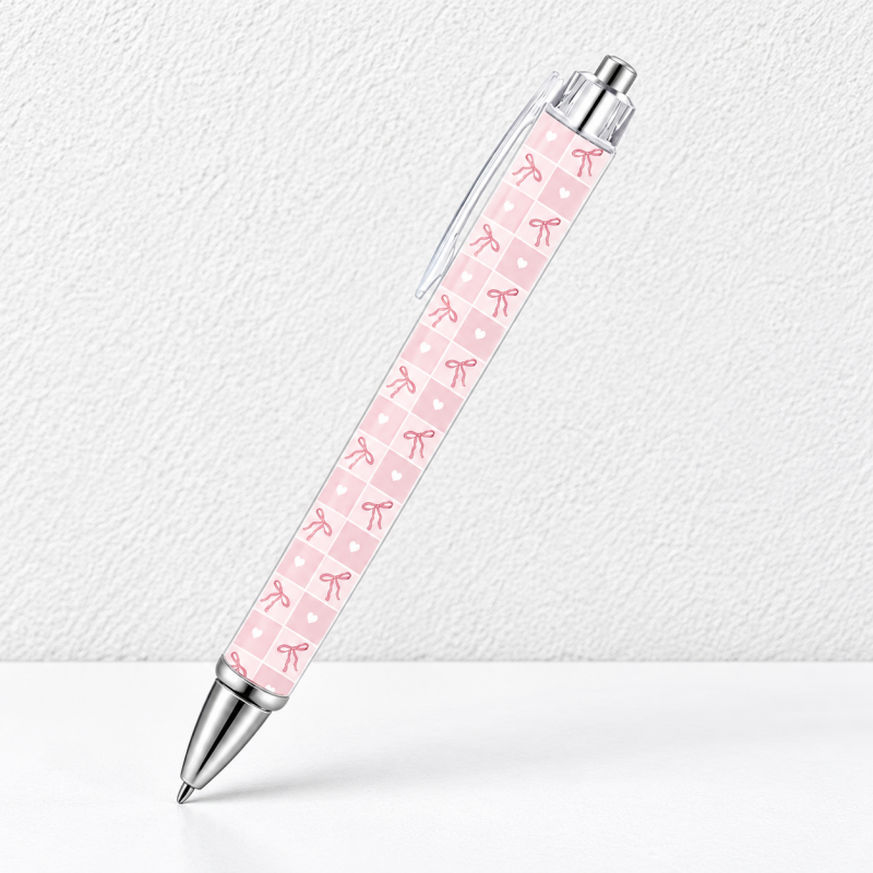 CouldNook Illustrated Ballpoint Pen - Clear Shell and Decorative Paper Insert