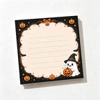 CouldNook Illustrated Halloween Sticky Notes - Ghost Scenes and Decorative Frames