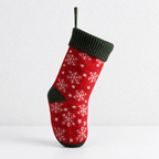 CouldNook Knit Christmas Stocking - Snowflake and Stripe Designs
