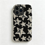 CouldNook  iPhone 17 Series 2-in-1 Bold Star Print Phone Case - Statement Pattern Cover