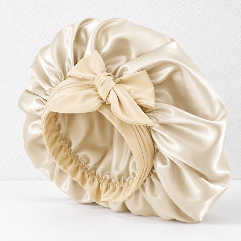 CouldNook Sleep Bonnet - Wide Band Bow Ties