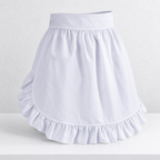 CouldNook Ruffled Waist Apron - Tie Back Designs