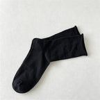 CouldNook Ribbed Crew Socks-Classic Crew Height