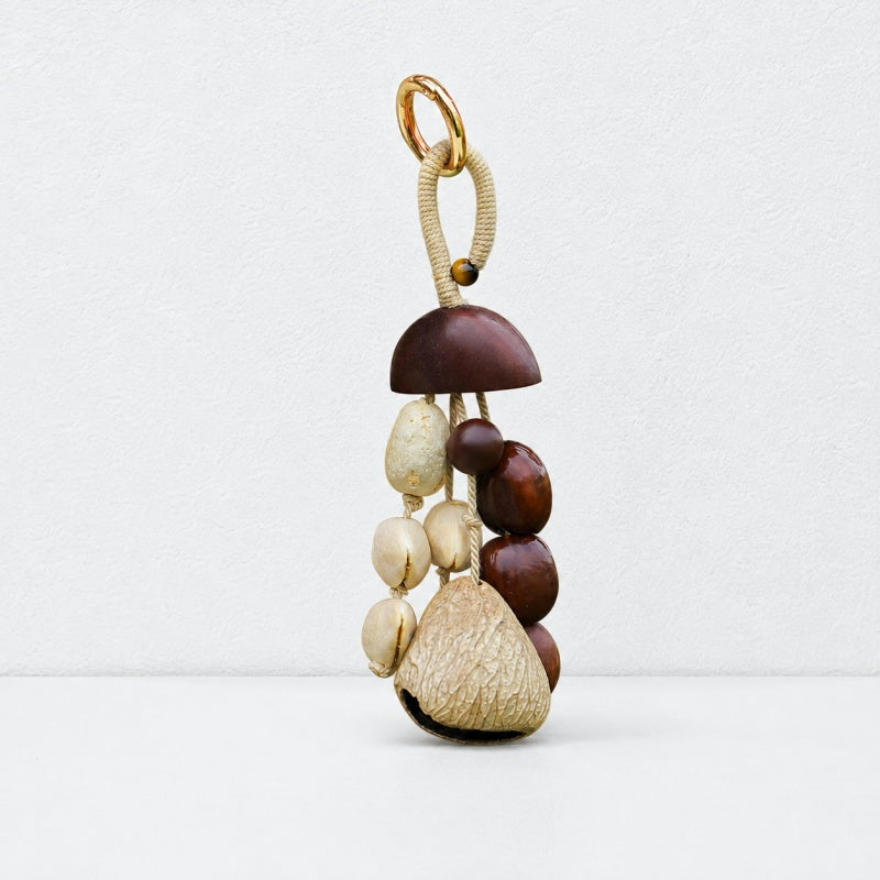 CouldNook Natural Seed Bag Charm - Forest Nut Pendant
