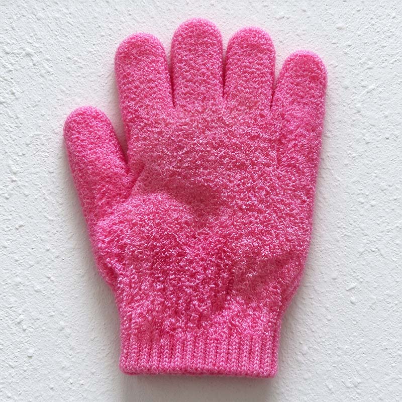 CouldNook Bath Glove - Looped Texture and Ribbed Wrist Cuff