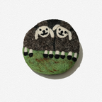 CouldNook Felt-Look Drink Coaster - Warm Table Accent