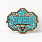 CouldNook Western Embroidered Patch - Boots Cactus and Rodeo Designs