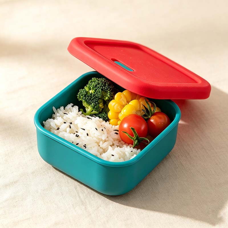 CouldNook Silicone Food Storage Container - Square Ventilated Lid