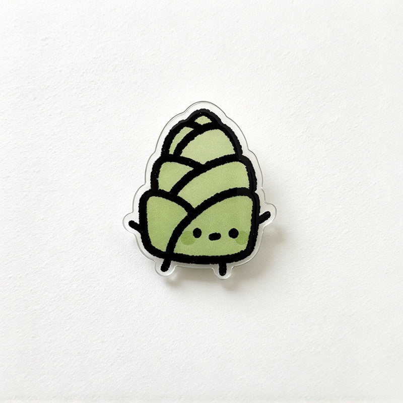 CouldNook Food Character Memo Clip - Tiny Faces And Vegetable Shapes