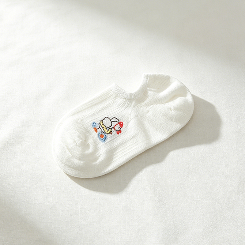 CouldNook Cartoon Pattern Ankle Socks - Light Vanity Accent