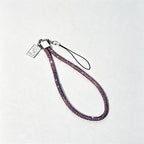 CouldNook Reflective Mesh Crossbody Phone Strap - Clear Phone Tab