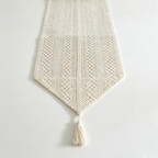 CouldNook Crochet-Look Table Runner - Console Table Accent