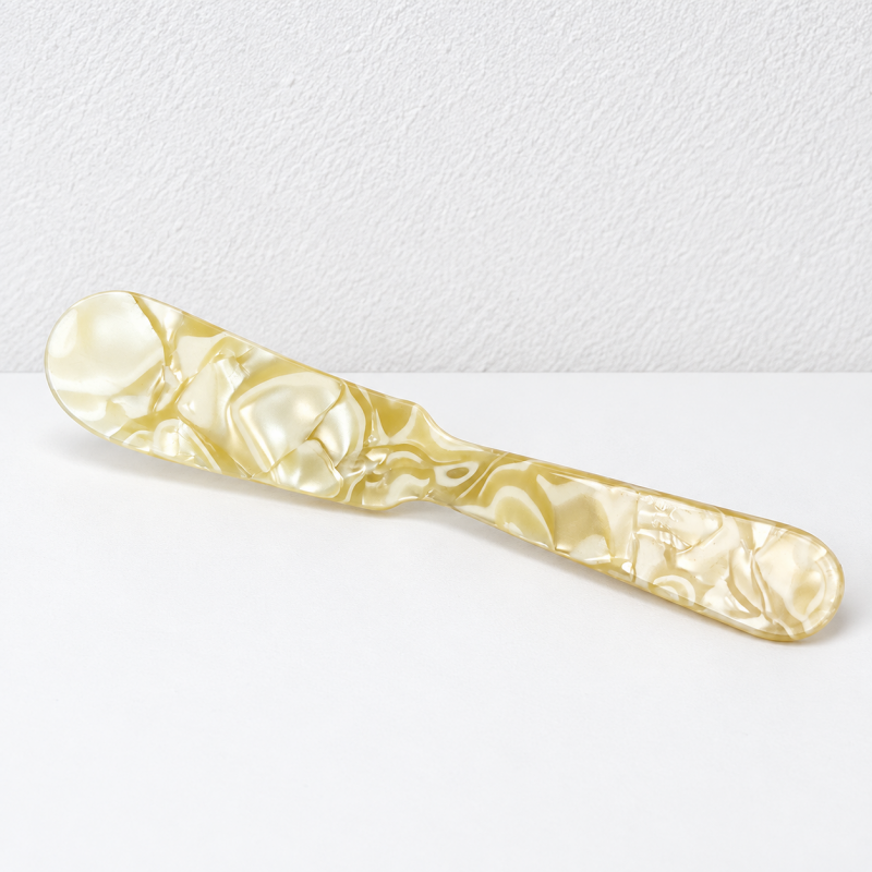 CouldNook Marbled Mini Dessert Utensil - Colorful Resin Look