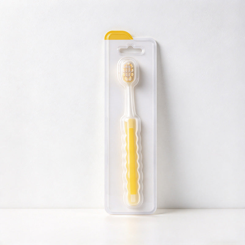 CouldNook Toothbrush - Translucent Handle And Wide Oval Bristle Head