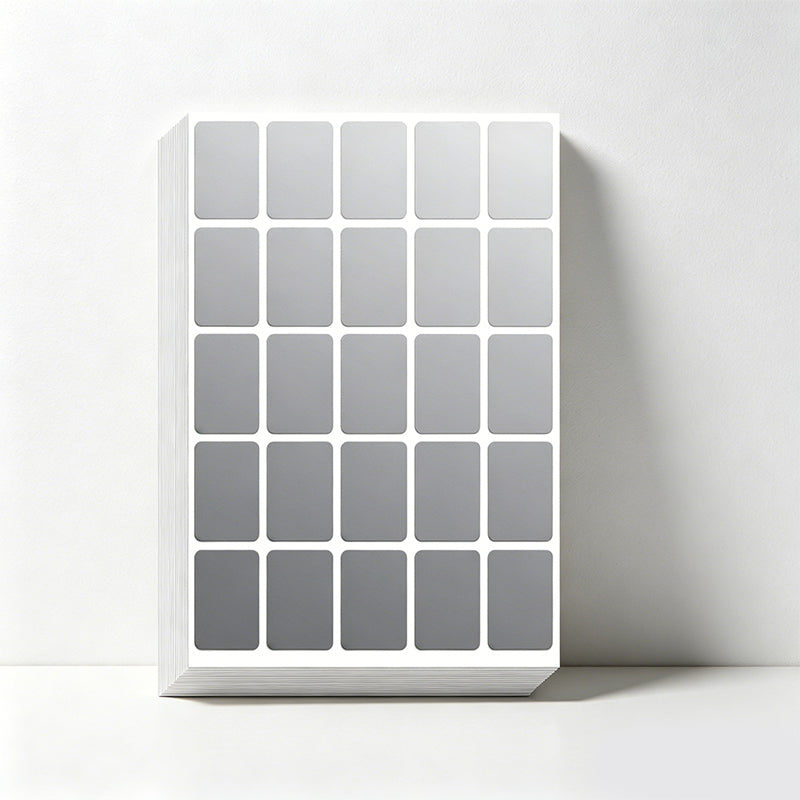 CouldNook Silver Label Stickers - Waterproof Home Decals