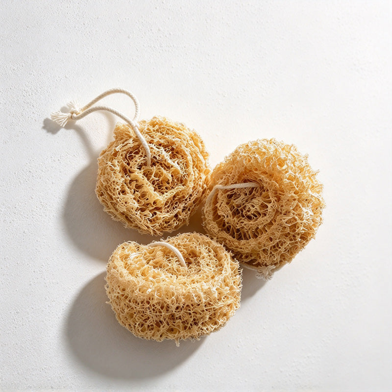 CouldNook Loofah Cleaning Ball - Coiled Fiber Scrubber