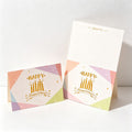 CouldNook Birthday Greeting Card - Pastel Foil Message Designs