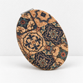 CouldNook Retro Folding Compact Mirror - Double-Sided Patterned Designs