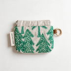 CouldNook Embroidered Wristlet Pouch Organizer Bag - Warm Routine Accent