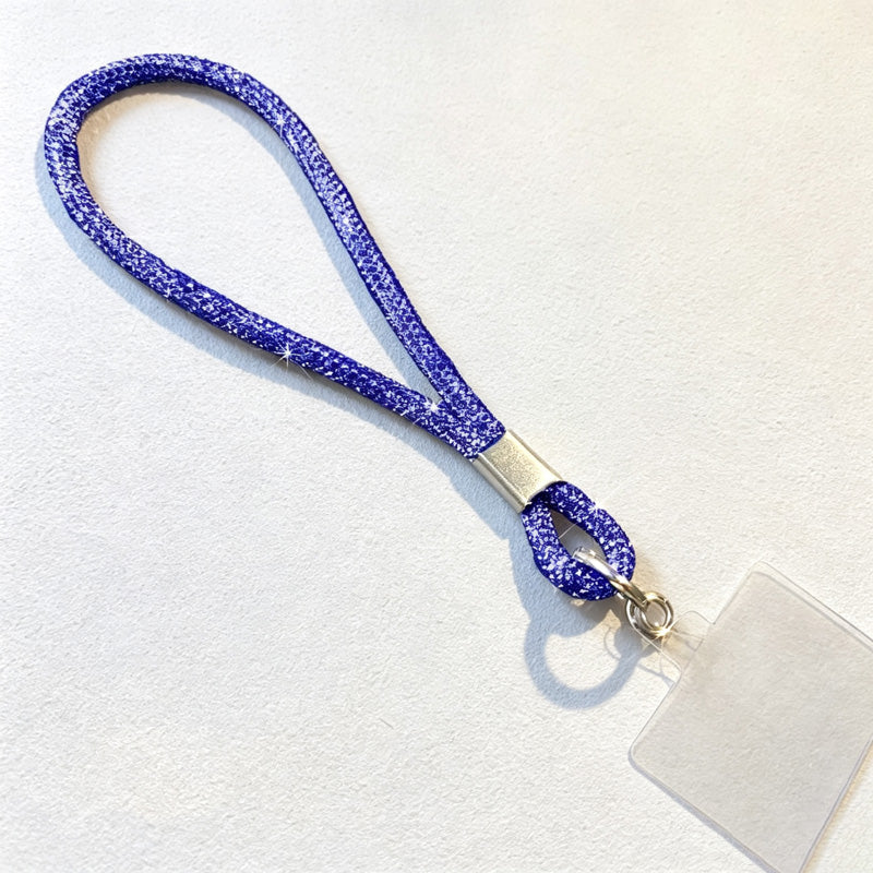 CouldNook Rhinestones Set Phone Strap with Figure-Eight Links